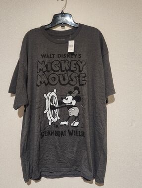Disney Mickey Mouse Steamboat Willie T-Shirt Xtra Large New